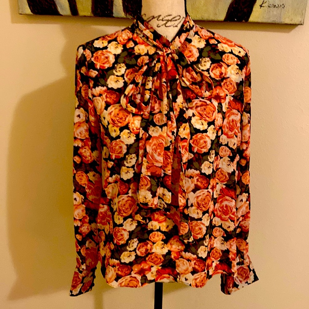 Floral Chiffon Blouse